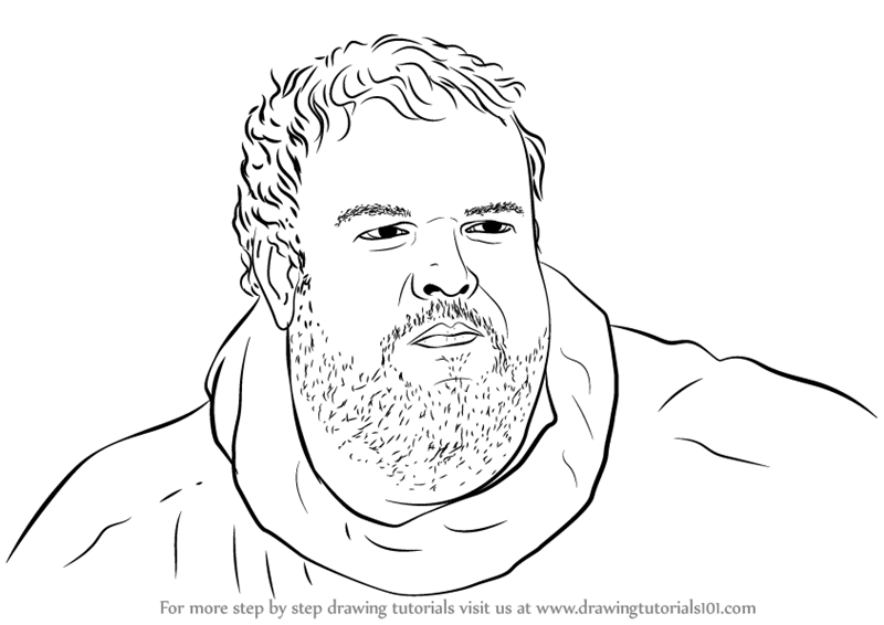 800x566 Learn How To Draw Hodor (Characters) Step By Step Drawing Tutorials
