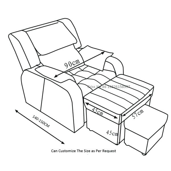 600x600 Foot Massage Sofa Chairs China Body Care Products Foot Massage