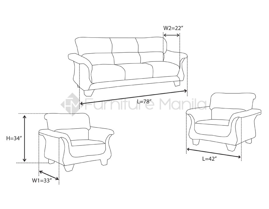 940x730 Mhl 0063 Comoros Sofa Set Home Amp Office Furniture Philippines