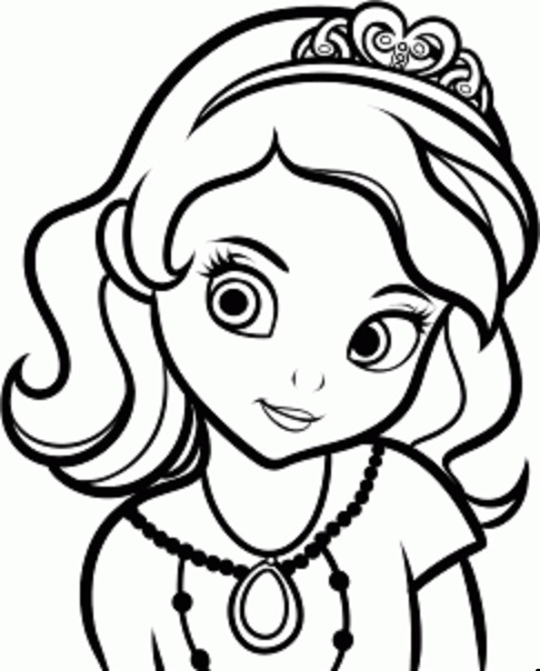486x604 Sofia The First Coloring Pages