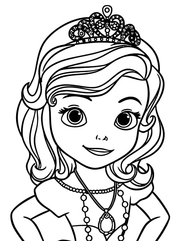 600x776 Princess Sofia The First Picture Coloring Page