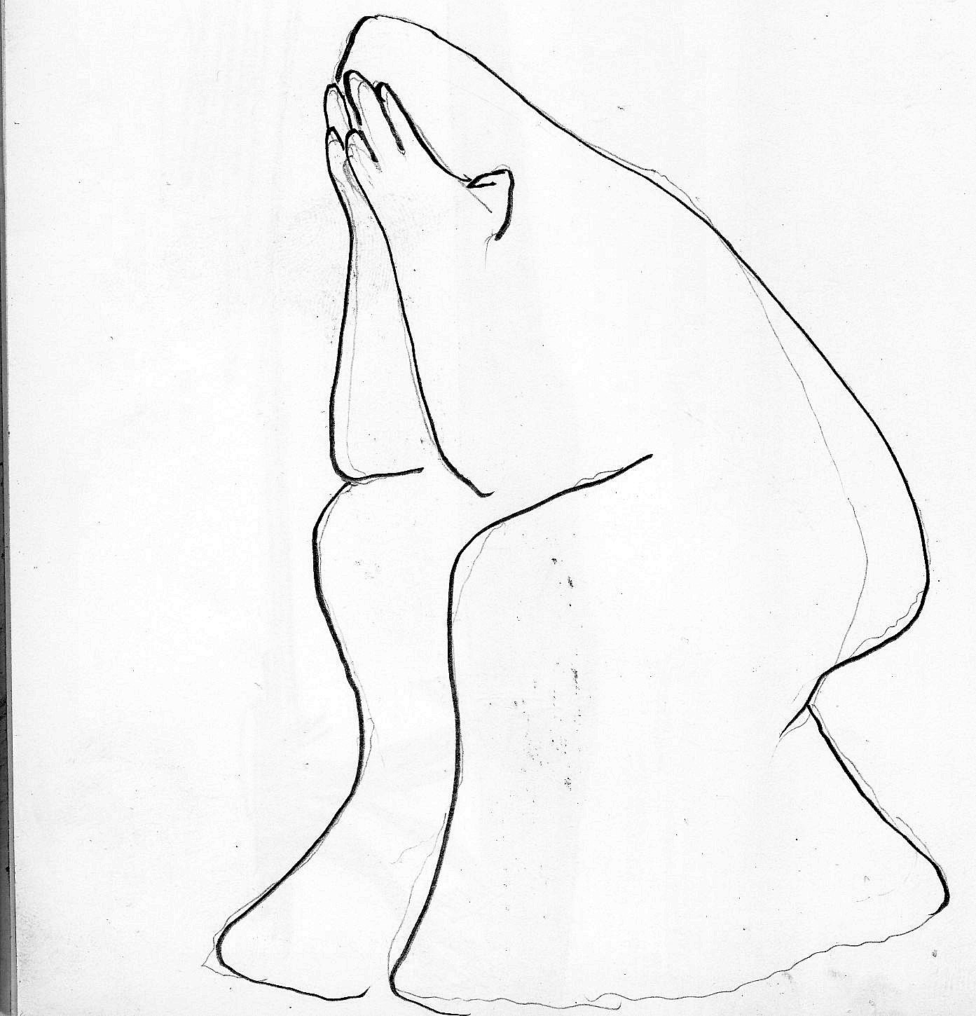 1393x1450 Soft Horrified Sketching And Drawing Sketches