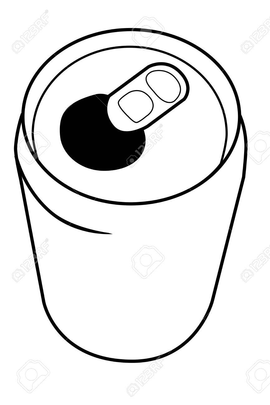866x1300 Soft Drink Can, Isolated On White Stock Photo, Picture And Royalty
