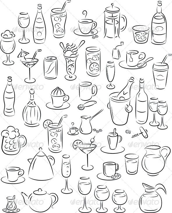 590x733 Drinks Food, Doodles And Bullet Journals