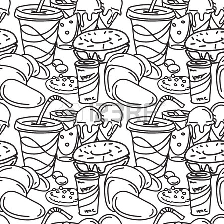 450x450 Vector Wallpaper In Comic Cartoon Style. Seamless Pattern