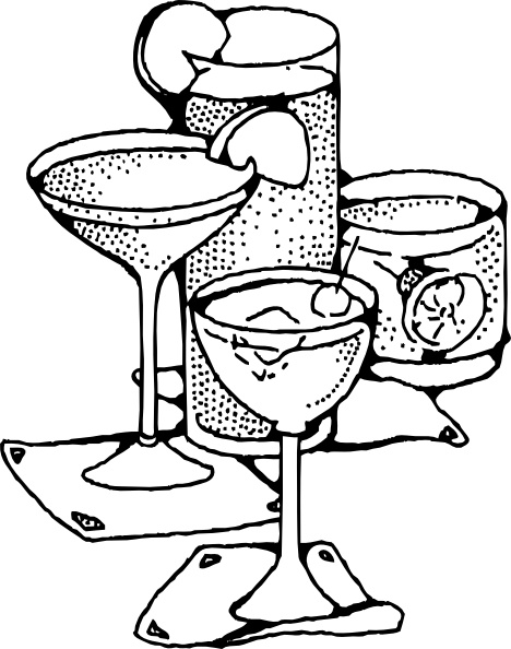 468x594 Bar Drinks Clip Art Free Vector In Open Office Drawing Svg ( Svg