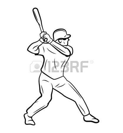 417x450 Softball Player Royalty Free Cliparts, Vectors, And Stock