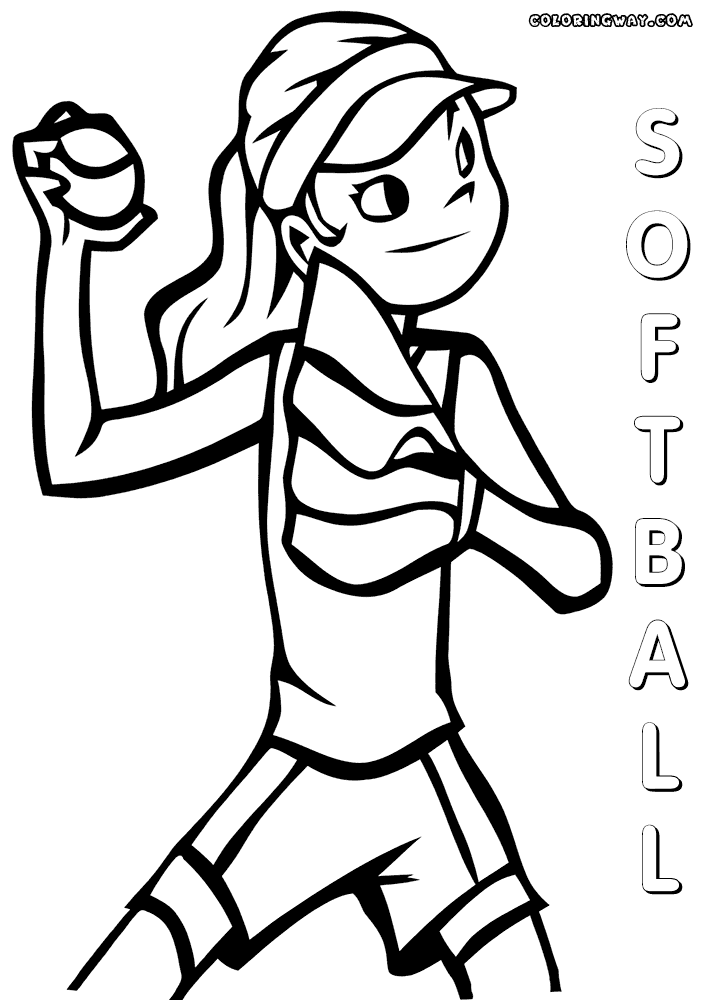704x1000 Exploit Softball Coloring Page Pages To Download And Print