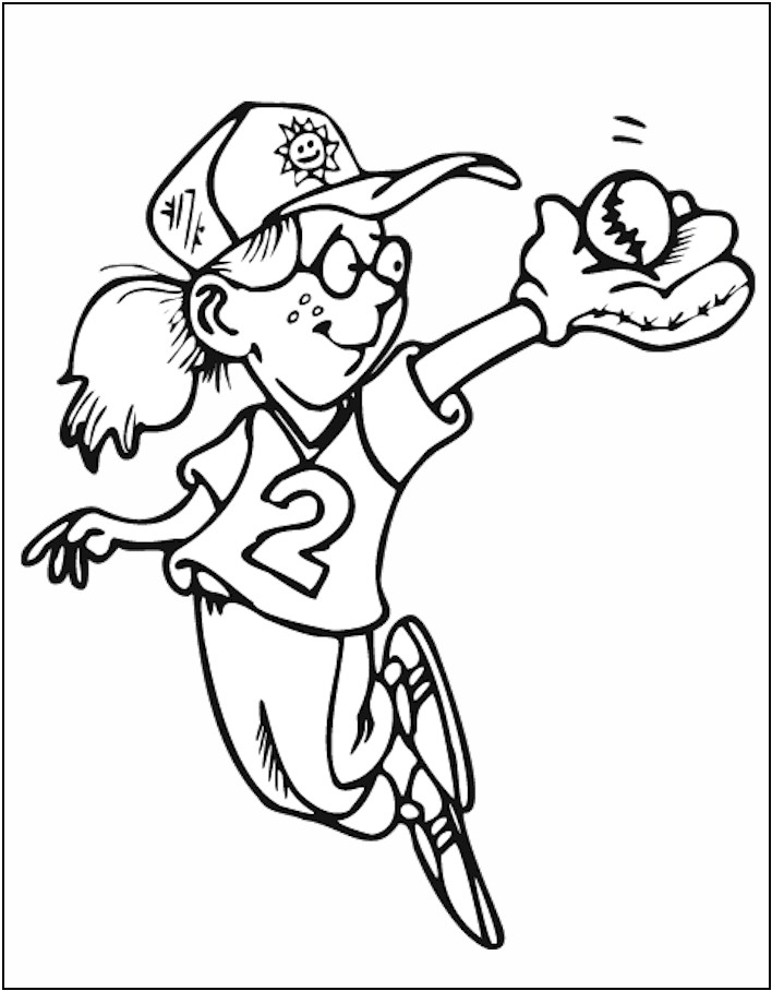 708x908 Softball Coloring Pictures 319446