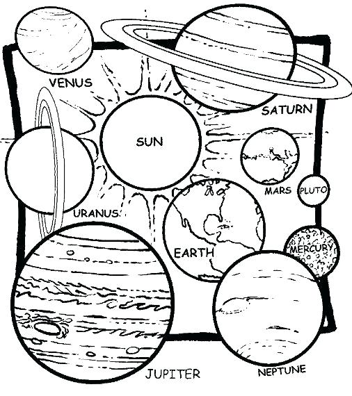 506x570 Solar System Coloring Book Plus Solar System Coloring Page Best
