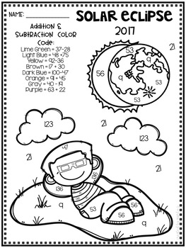 Printable Coloring Pages for Kids: Make Your Solar Eclipse Coloring ...