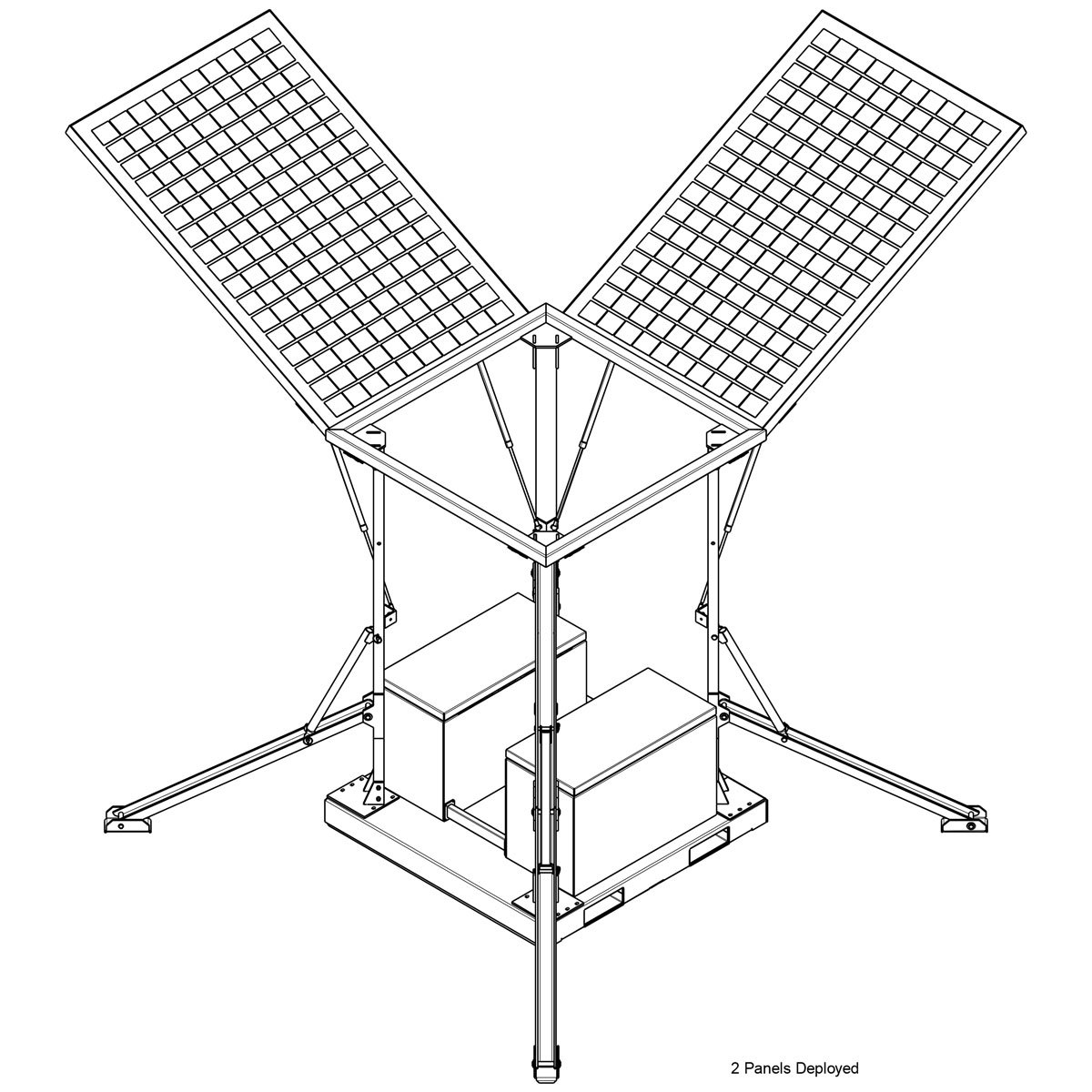 1200x1200 Mobile Solar Camera Security. Cube Cam
