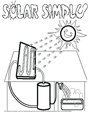 315x400 Solar Power Coloring Sheets