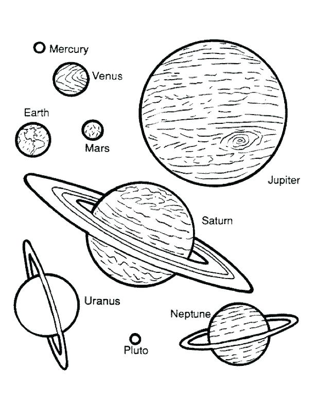 612x792 Planets Coloring Book As Well As Cute Cartoon Planets For Coloring