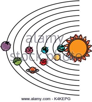 300x331 Solar System Cartoon Stock Vector Art Amp Illustration, Vector Image