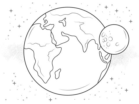 480x358 Earth And Moon Coloring Page Shepherd Summer 2016