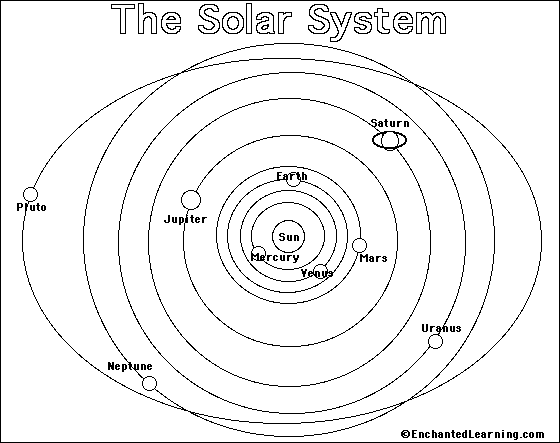 560x443 Solar System Printoutcoloring Page