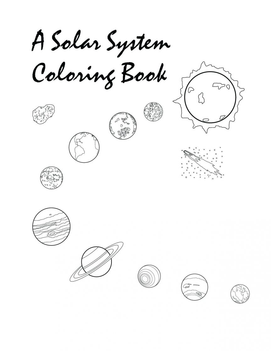 863x1117 Printable Solar System Coloring Pages For Kids Sun And Planets