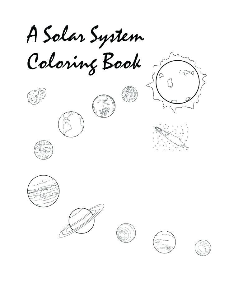736x952 Coloring Book Solar System