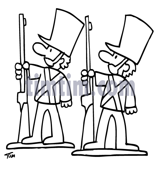 526x560 Free Drawing Of Tin Soldiers Bw From The Category Hobby Amp Sewing