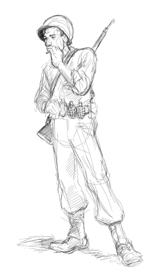 655x1097 Image Result For Soldier Drawings Sketches W Shotgun What Tom