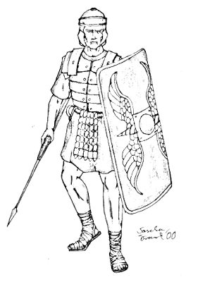 291x400 Roman Soldiers Coloring Pages