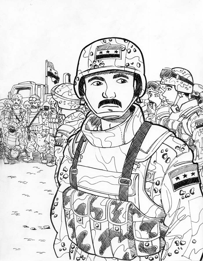 700x899 The Iraqi Soldiers By Avary Freedom