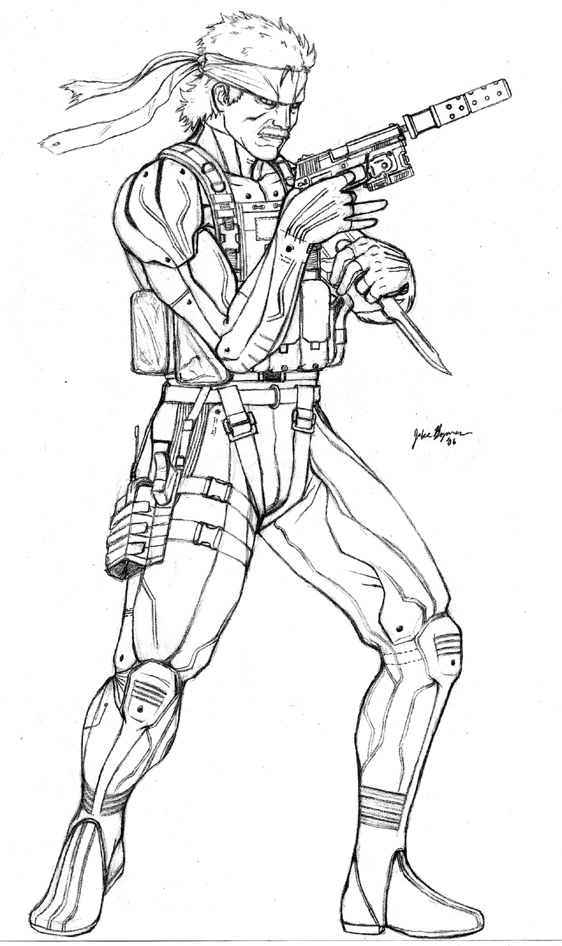 800x1347 Solid Snake Mgs4 By Jaybob