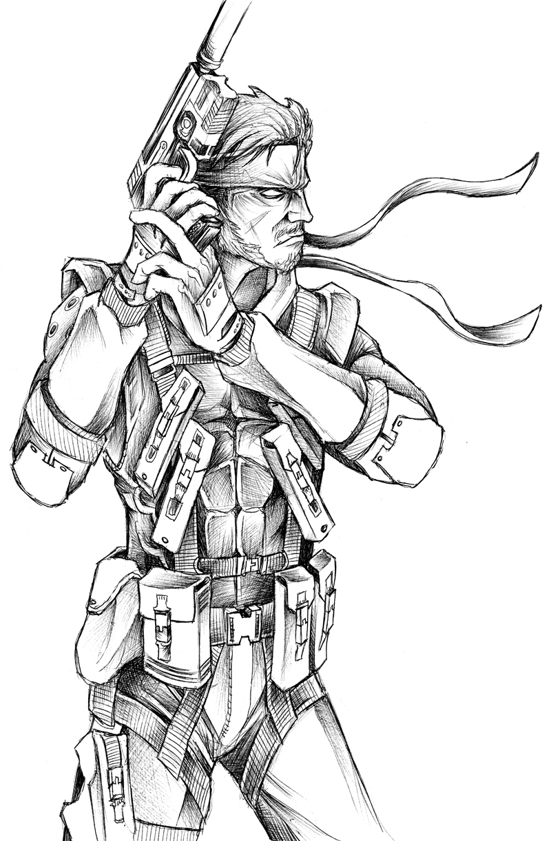 800x1222 Solid Snake By Jeffyp