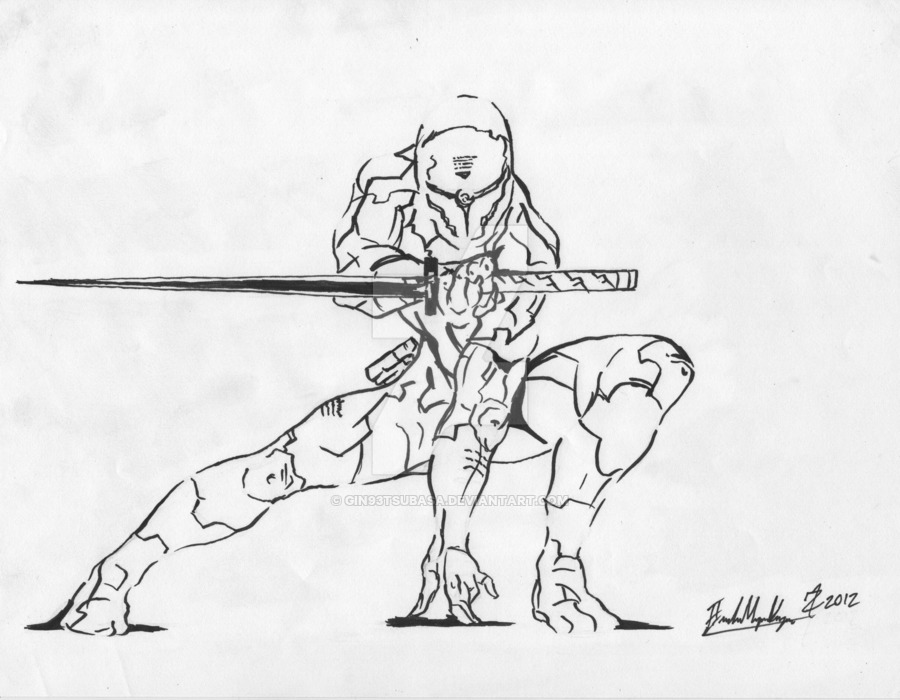 900x700 Cyborg Ninja From Metal Gear Solid By Gin93tsubasa