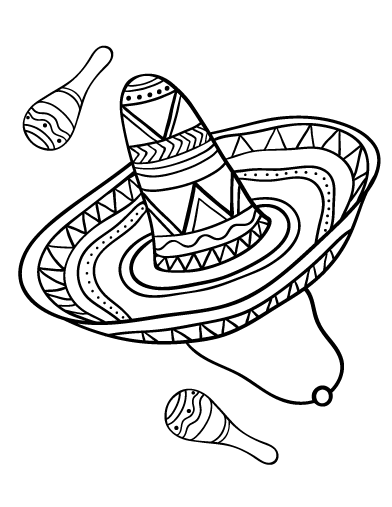 Sombrero Drawing at GetDrawings | Free download