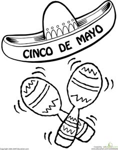 236x299 Coloring Page Of Sombrero Mexican Hat, Printable Fiesta Line