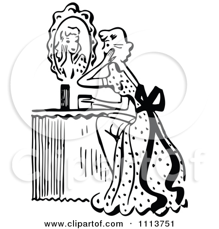 450x470 Looking In Mirror Drawing