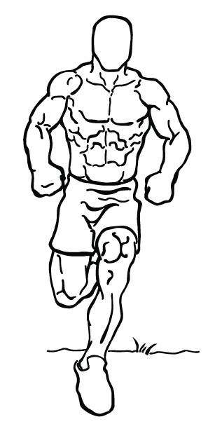 317x615 Running An Illustration Of Someone Running. You'Re Free