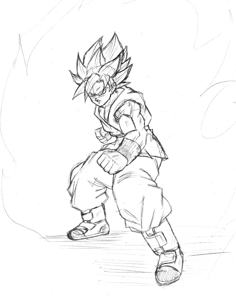 799x1000 Son Goku Super Saiyan God Super Saiyan Sketch By Bl Sama