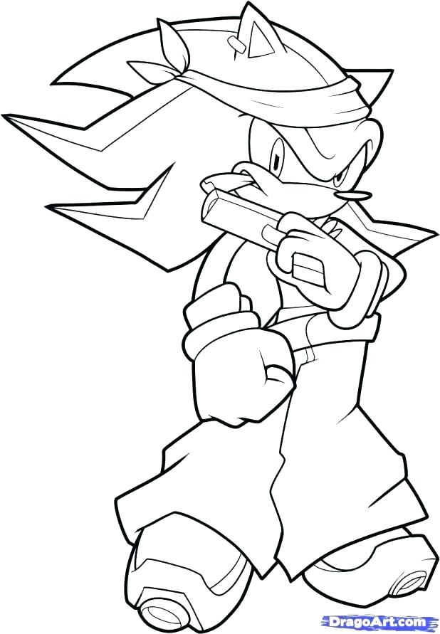 618x891 Awesome Knuckles Coloring Pages Best Of Shadow The Hedgehog