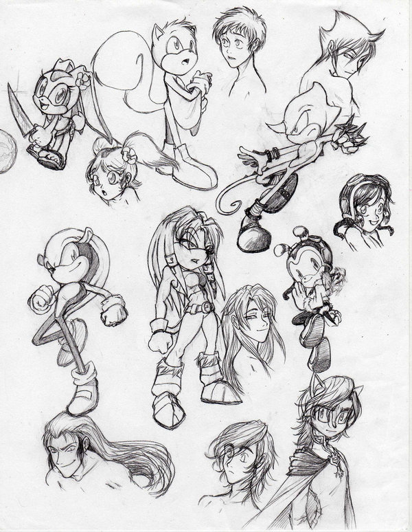 600x774 More Random Sonic Characters By Bonka Chan