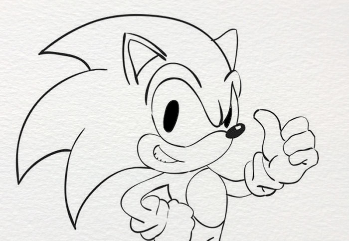 700x483 How To Draw Sonic