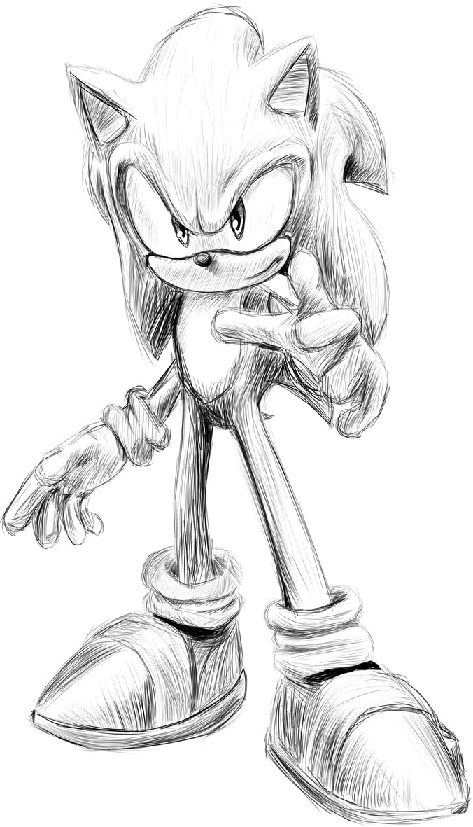 Sonic Drawing at GetDrawings Free download