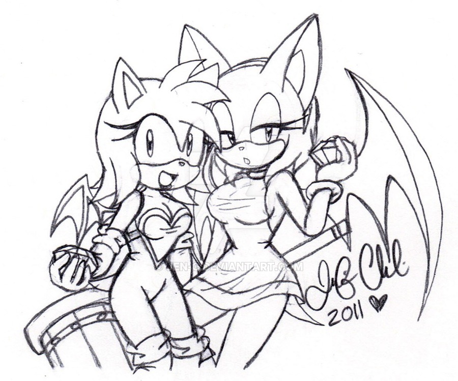 900x749 Sonic Girls Switch Outfits  01 By Jen C