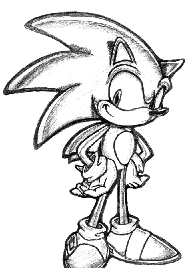 665x939 Sonic Lookin' All Cool By Patorik