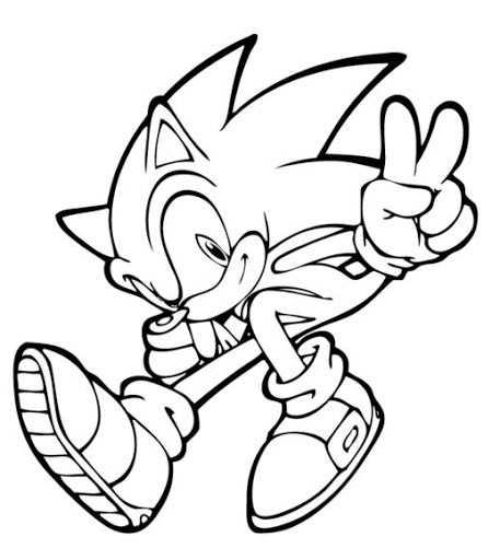 457x512 Sonic Coloring Pages Coloring Pages Sonic Boom