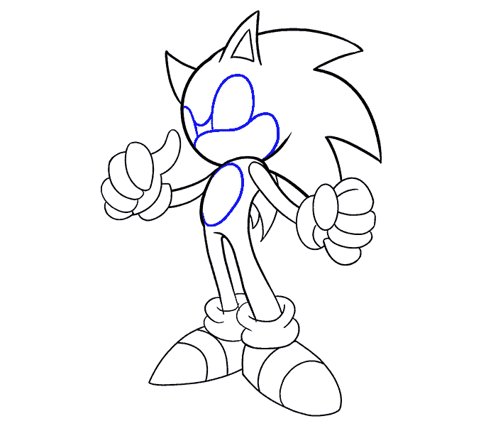 Sonic Drawing Easy at GetDrawings | Free download