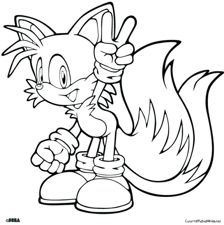 727x730 Sonic Style Coloring Pages Super Color Pages Coloring Home