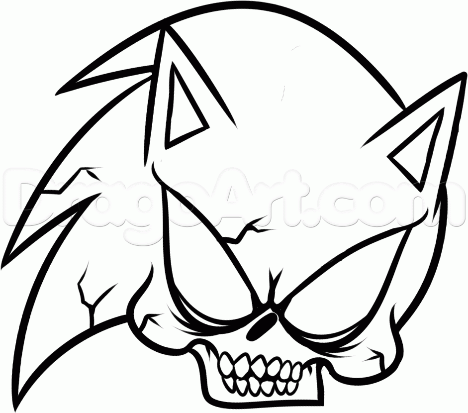 Sonic Drawing Easy at GetDrawings | Free download