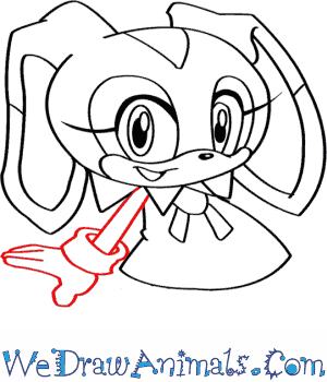 300x350 How To Draw Cream The Rabbit From Sonic The Hedgehog