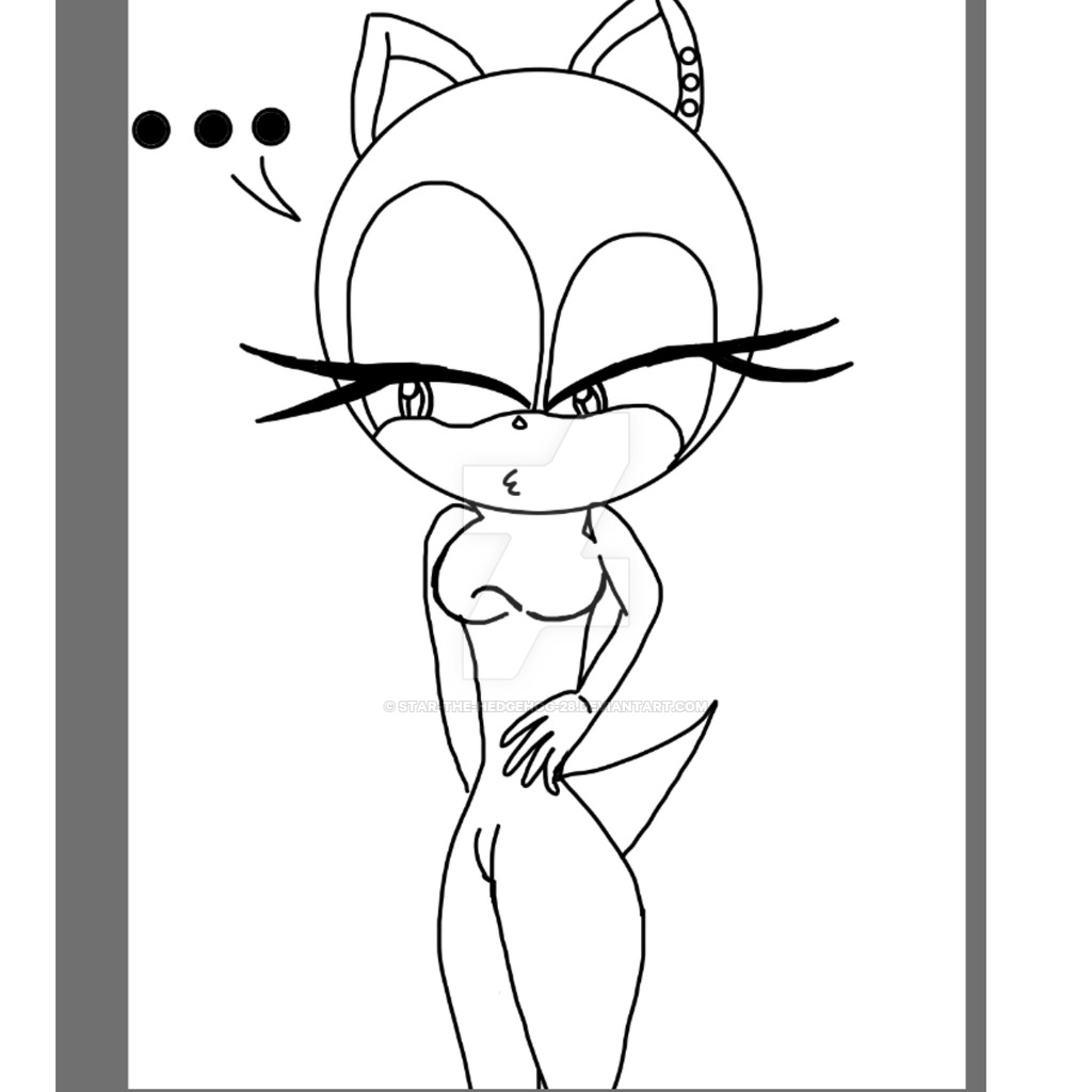 1024x1024 Sonic Girl Base(Star The Hedgehog) By Star The Hedgehog 28