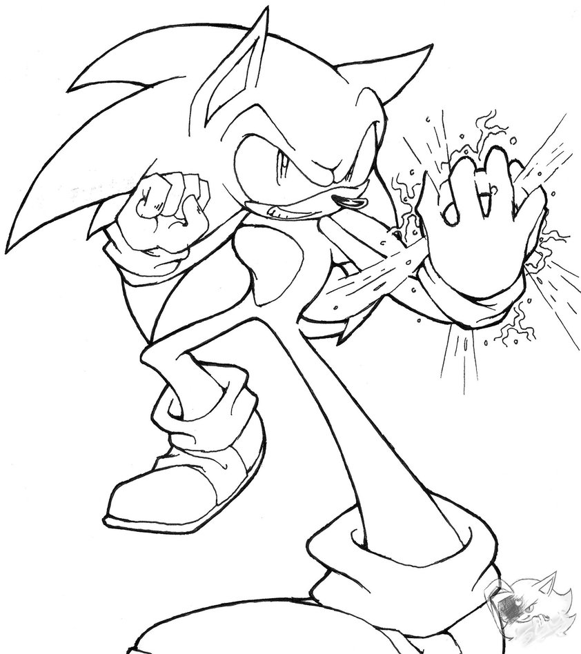 Sonic Hedgehog Drawing at GetDrawings | Free download