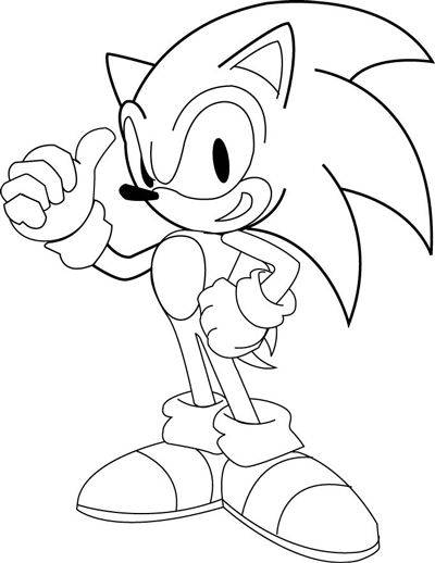 400x518 How To Draw Sonic The Hedgehog In Easy Drawing Tutorial