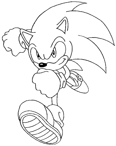 450x567 How To Draw Sonic The Hedgehog With Easy Step By Step Drawing